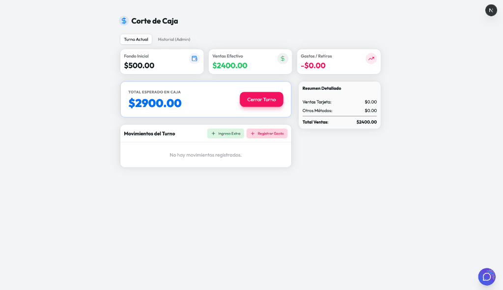 Cash Count Dashboard